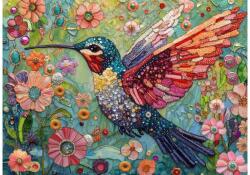 bboldin Z-1521 - Flower & Hummingbird - 1000 db-os puzzle (Z-1521)