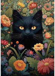 bboldin Z-359 - Cat And Flowers - 1000 db-os puzzle (Z-359)