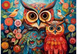 bboldin Z-537 - Floral Owl - 1000 db-os puzzle (Z-537)