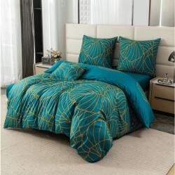  Mikroszálas ágyneműhuzat FANFARE kékes-zöld Ágyneműhuzat mérete: 70 x 90 cm | 140 x 220 cm