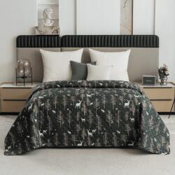  Ágytakaró OAK DEER sötétzöld Méret: 170 x 210 cm