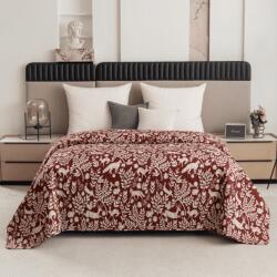  Ágytakaró FOREST ANIMALS barna Méret: 170 x 210 cm