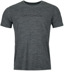 Ortovox 150 Cool Brand Ts M férfi póló S / fekete/szürke