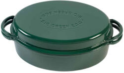 Big Green Egg - Ovális öntöttvas lábas - zöld (117670)