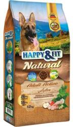 Happy&Fit Adult Active kutyatáp - 2x12 kg