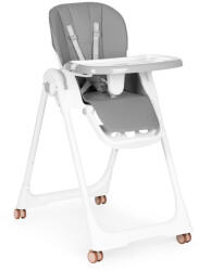 Homelux Etetőszék állítható magasság eco-bőr pántok dupla tálca sötétszürke (HA-013_DARK_GRAY) - platinashop