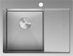 Mexen Exar chiuveta de oțel inoxidabil cu 1 compartiment și scurgător, stânga 620 x 480 mm, inox HC - 6431621005L-01HC (6431621005L-01HC) Chiuveta