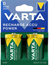VARTA POWER akkumulátor góliát D 3000 mAh BL2 (2db-os) - 56720 (56720101412)
