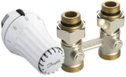 Danfoss termosztatikus egyenes radiátorszelep szett, RAE-K, RLV-KB (013G5091) (013G5091)