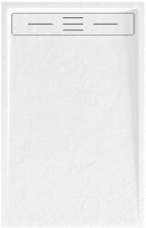 Welland kőhatású zuhanytálca szifonnal 70 x 110 cm - fehér (GT-11070LS)