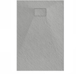 Welland kőhatású zuhanytálca szifonnal 80 x 130 cm - szürke (GT-13080SS)