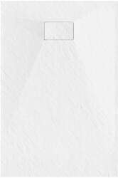 Welland kőhatású zuhanytálca szifonnal 80 x 120 cm - fehér (GT-12080SS)