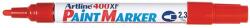 ARTLINE Marker cu vopsea, varf 2-3 mm, rosu, ARTLINE 400XF (EK-400XF-RE)