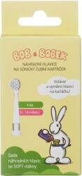 Bob a Bobek Capete de periuță de dinți electrică Bob and Bobek (4 buc/cutie) până la 18 m