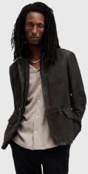 AllSaints bőrdzseki SURVEY LTHR BLAZER - szürke S