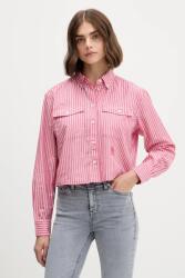 Tommy Hilfiger pamut ing - rózsaszín L - answear - 27 390 Ft