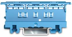 WAGO Rögzítő adapter a Wago 221-eshez 4 mm2, kalapsínre/csavaros szereléshez, kék (221-500/000-006) (221-500/000-006)