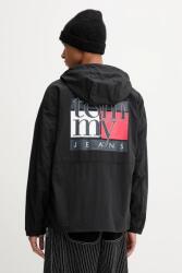 Tommy Jeans rövid kabát - fekete S - answear - 50 990 Ft