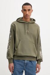 Adidas felső Seasonal AOP zöld, sima, kapucnis, JM1723 - zöld M