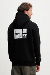 KARL LAGERFELD felső fekete, nyomott mintás, kapucnis, 554909.705116 - fekete S