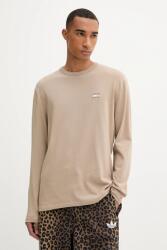 Tommy Hilfiger pamut hosszúujjú barna, sima, DM0DM21974 - barna XXL