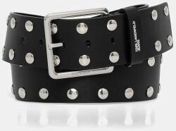 Karl Lagerfeld Jeans bőr öv - fekete 75