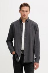 Tommy Hilfiger pamut ing legombolt galléros, szürke, regular, DM0DM21298 - szürke XL