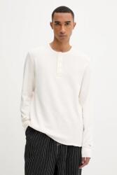 Tommy Hilfiger pamut hosszúujjú bézs, sima, DM0DM21812 - bézs M