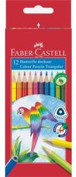 Faber-Castell Színes ceruza készlet 12db-os Faber-Castell háromszögű, Eco Green (FC120523)
