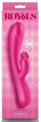  Fűthető nyuszi vibrátor Royals - Divine - Metallic Pink