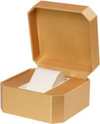 Edelwolle Textilbőr óratartó Doboz, óradoboz 1 órának, Arany