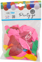 Színes lufi 50 db 25 cm - delfinbuvar