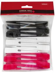 Chrom Well feltűző csipesz 38639, 12 db - hairpower