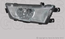 Skoda Octavia 2013-2016 - Ködlámpa H8 jobb króm házas TYC