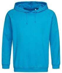 Stedman Könnyű kapucnis pamut pulóver - Óceánkék | XL (ST4200-1000162341)