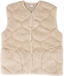 Vlnka Női gyapjúmellény domború mintázattal, bézs ruházat méretei M