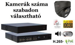 Monitorrs Security - Hybrid Light IP kamerarendszer 9-16 kamerával 2 Mpix GD - 6212K9-16