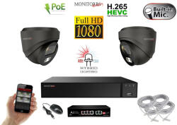  MS - Hybrid Light IP kamerarendszer 2 kamerával switchel 2 Mpix GD - 6212K2B