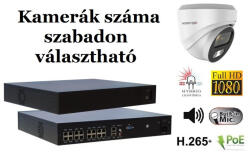 Monitorrs Security - Hybrid Light IP kamerarendszer 9-16 kamerával 2 Mpix WD - 6211K9-16