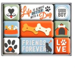Nostalgic Art Dog "kutyás" mágnes-szett 9 x 7 cm (83100)