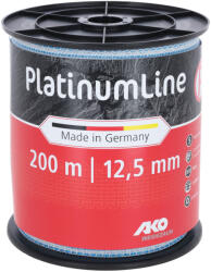 Kerbl PlatinumLine villanypásztor szalag - fehér/kék 12.5mm