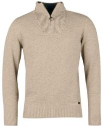 Barbour Nelson Essential Half Zip Sweatshirt - Stone - S