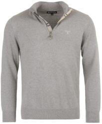 Barbour Pima Cotton Half Zip Sweater - Grey Marl - S
