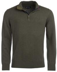 Barbour Pima Cotton Half Zip Sweater - Olive - M