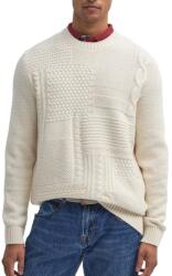 Barbour Casey Cable-Knit Crew Neck Jumper - Whisper White - XXL