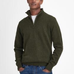 Barbour Essential Lambswool Half Zip Knitted Jumper - Seaweed - XL
