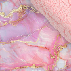 Takoy Téli softshell baby pink színű sherpa (báránybunda) anyaggal prémium 20000 / 10000 rózsaszínű márvány