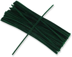 Zsenília drót - fenyőzöld 100db/csomag