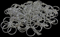 Kulcstartó alap 100db/cs - ezüst szín