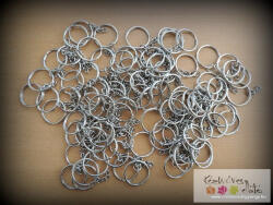 Kulcstartó alap 100db/cs - nikkel szín